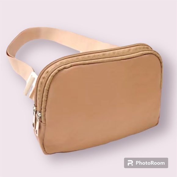 Unbranded Handbags - BLACK FRIDAY Double Zip Everywhere Casual Belt Bag in Khaki